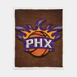 Exciting NBA Basketball Team Phoenix Suns Sherpa Fleece Blanket 1