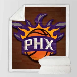 Exciting NBA Basketball Team Phoenix Suns Sherpa Fleece Blanket