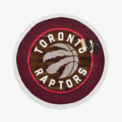 Exciting NBA Basketball Team Toronto Raptors Round Beach Towel