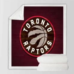 Exciting NBA Basketball Team Toronto Raptors Sherpa Fleece Blanket