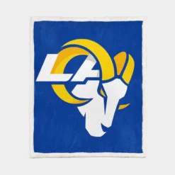 Exciting NFL Club Los Angeles Rams Sherpa Fleece Blanket 1