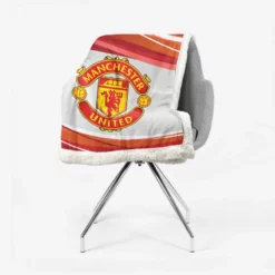 Exciting Soccer Club Manchester United FC Sherpa Fleece Blanket 2