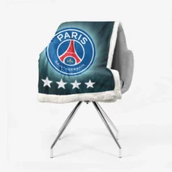 Exciting Soccer Team Paris Saint Germain FC Sherpa Fleece Blanket 2