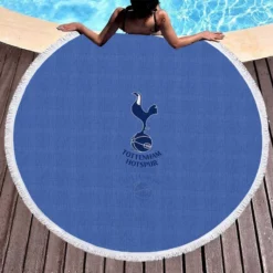 Exciting Soccer Team Tottenham Hotspur FC Round Beach Towel 1