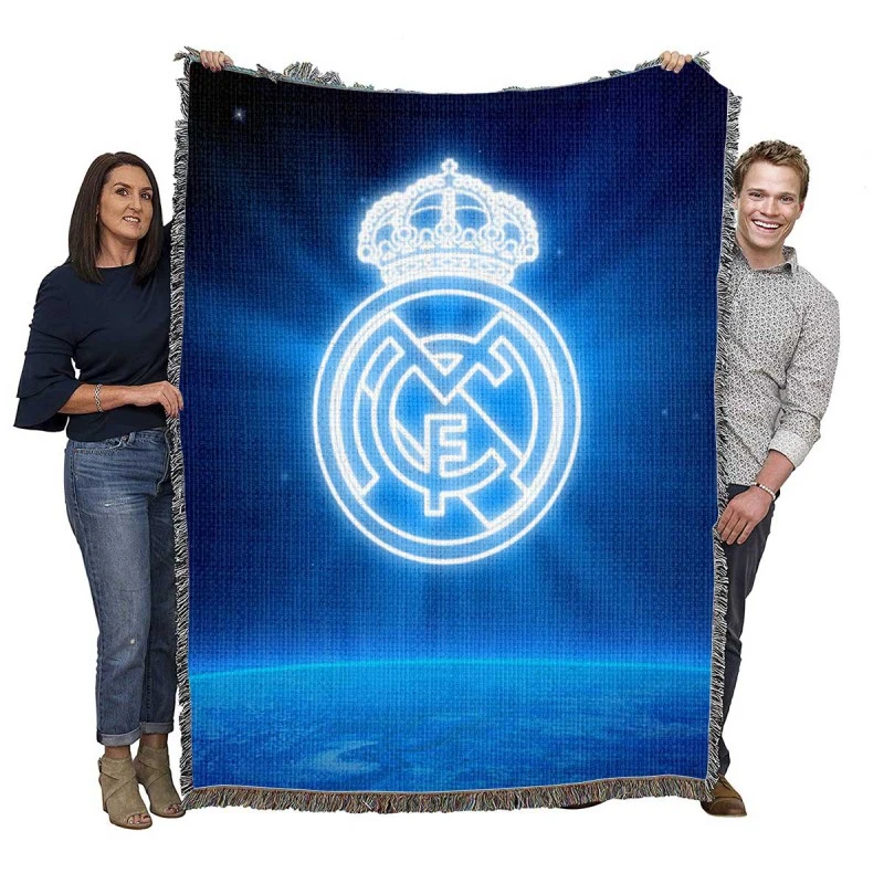 Extraordinary Football Club Real Madrid CF Woven Blanket