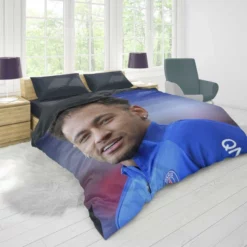 Extraordinary PSG Football Player Neymar Duvet Cover 1