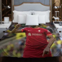 FA Cup Football Player Mohamed Salah Duvet Cover