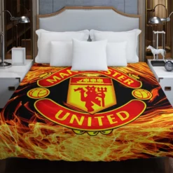 FA Cup Soccer Team Manchester United FC Duvet Cover