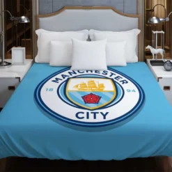 FA Cup Winning Club Manchester City FC Duvet Cover