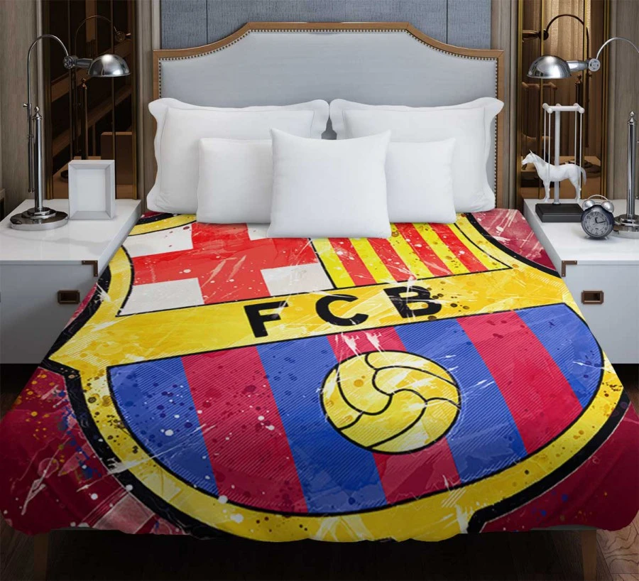 FC Barcelona Champions League Football Club Duvet Cover