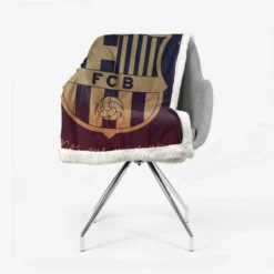 FC Barcelona Competitive Soccer Team Sherpa Fleece Blanket 2