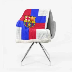 FC Barcelona Confident Spanish Football Club Sherpa Fleece Blanket 2