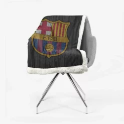 FC Barcelona Copa de la Liga Club Sherpa Fleece Blanket 2