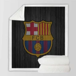 FC Barcelona Copa de la Liga Club Sherpa Fleece Blanket