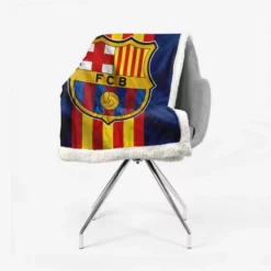 FC Barcelona Copa del Rey League Football Club Sherpa Fleece Blanket 2