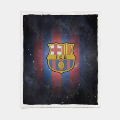 FC Barcelona Energetic Football Club Sherpa Fleece Blanket 1