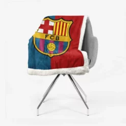 FC Barcelona Exciting Football Club Sherpa Fleece Blanket 2