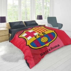 FC Barcelona Football Team Logo Duvet Cover 1