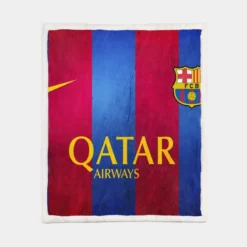 FC Barcelona International Football Club Sherpa Fleece Blanket 1