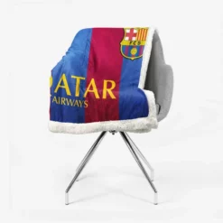 FC Barcelona International Football Club Sherpa Fleece Blanket 2