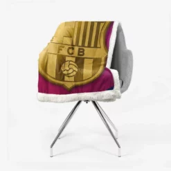 FC Barcelona Popular Spanish Football Team Sherpa Fleece Blanket 2