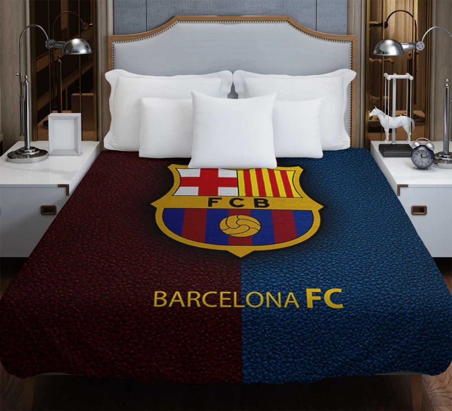 FC Barcelona Professional Spanish Football Club Duvet Cover