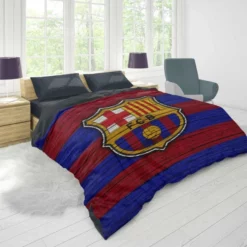 FC Barcelona Strongest Spanish Football Team Duvet Cover 1