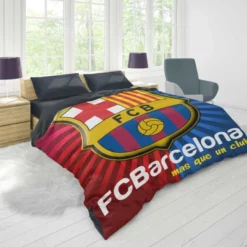 FC Barcelona largest social media following Team Duvet Cover 1