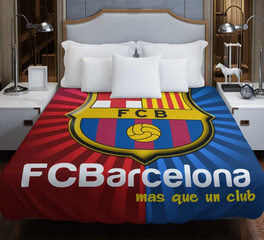 FC Barcelona largest social media following Team Duvet Cover