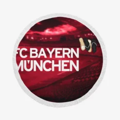 FC Bayern Munich Exciting Football Club Round Beach Towel