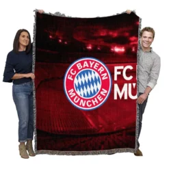 FC Bayern Munich Exciting Football Club Woven Blanket