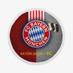 FC Bayern Munich Popular Soccer Team Round Beach Towel