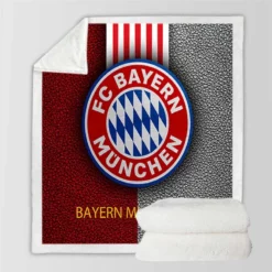 FC Bayern Munich Popular Soccer Team Sherpa Fleece Blanket