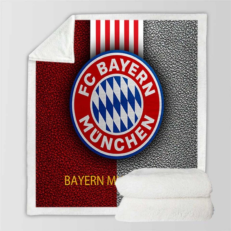 FC Bayern Munich Popular Soccer Team Sherpa Fleece Blanket