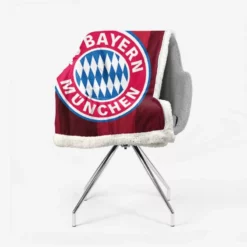 FC Bayern Munich Professional Football Club Sherpa Fleece Blanket 2