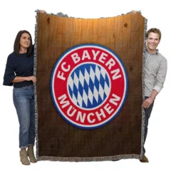 FC Bayern Munich Soccer Club Woven Blanket