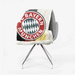 FC Bayern Munich Strong Soccer Team Sherpa Fleece Blanket 2