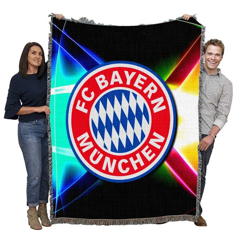 FC Bayern Munich Successful Club in German Football Woven Blanket