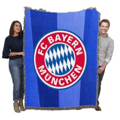 FC Bayern Munich Top Ranked Soccer Team Woven Blanket