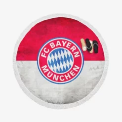 FC Bayern Munich UEFA Champions League Club Round Beach Towel
