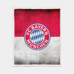 FC Bayern Munich UEFA Champions League Club Sherpa Fleece Blanket 1