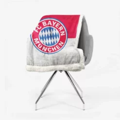 FC Bayern Munich UEFA Champions League Club Sherpa Fleece Blanket 2