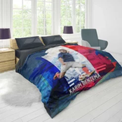 FIFA Football Player Karim Benzema Duvet Cover 1