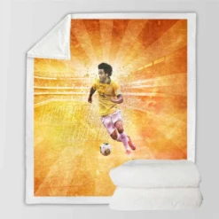 FIFPro World XI Football Player Marcelo Vieira Sherpa Fleece Blanket