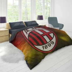 Famous Football Club in Italy AC Milan Duvet Cover 1