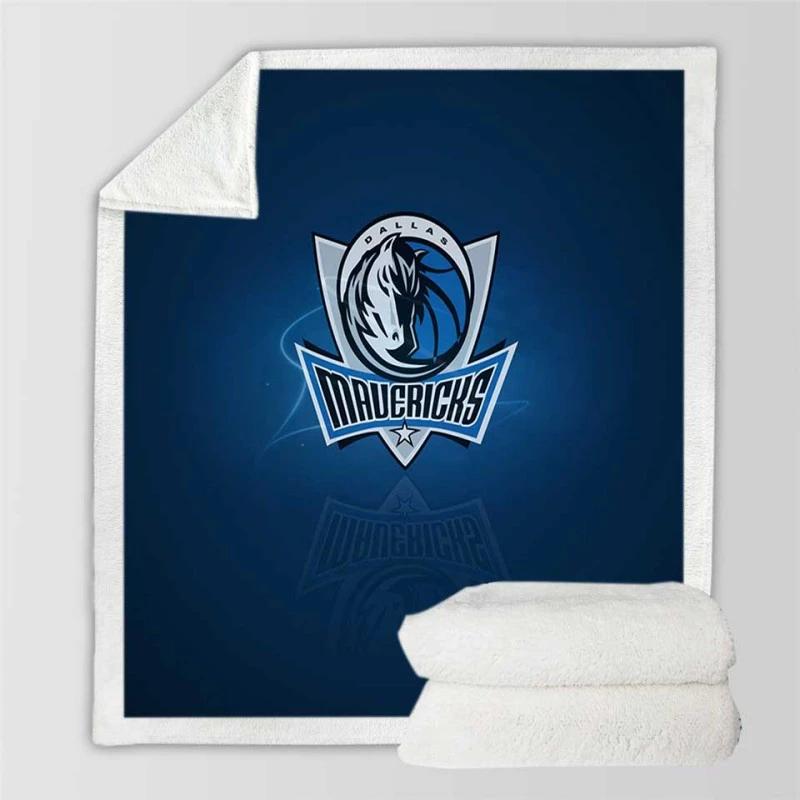 Famous NBA Basketball Team Dallas Mavericks Sherpa Fleece Blanket