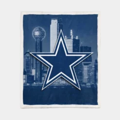 Famous NFL Football Club Dallas Cowboys Sherpa Fleece Blanket 1