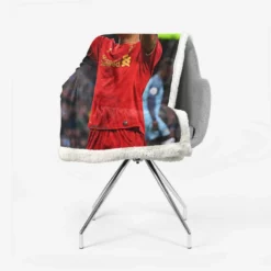 Fast FA Cup Soccer Player Roberto Firmino Sherpa Fleece Blanket 2