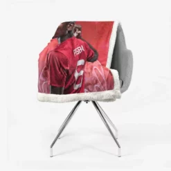 Fast United Football Player Paul Pogba Sherpa Fleece Blanket 2