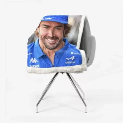 Fernando Alonso Classic Spanish Formula 1 Player Sherpa Fleece Blanket 2